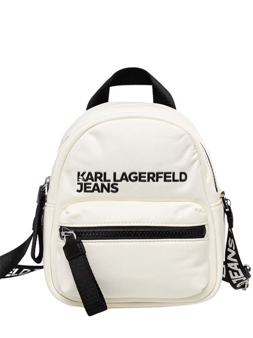 Borsetta bianca in poliammide Karl Lagerfeld jeans | A2W30089100